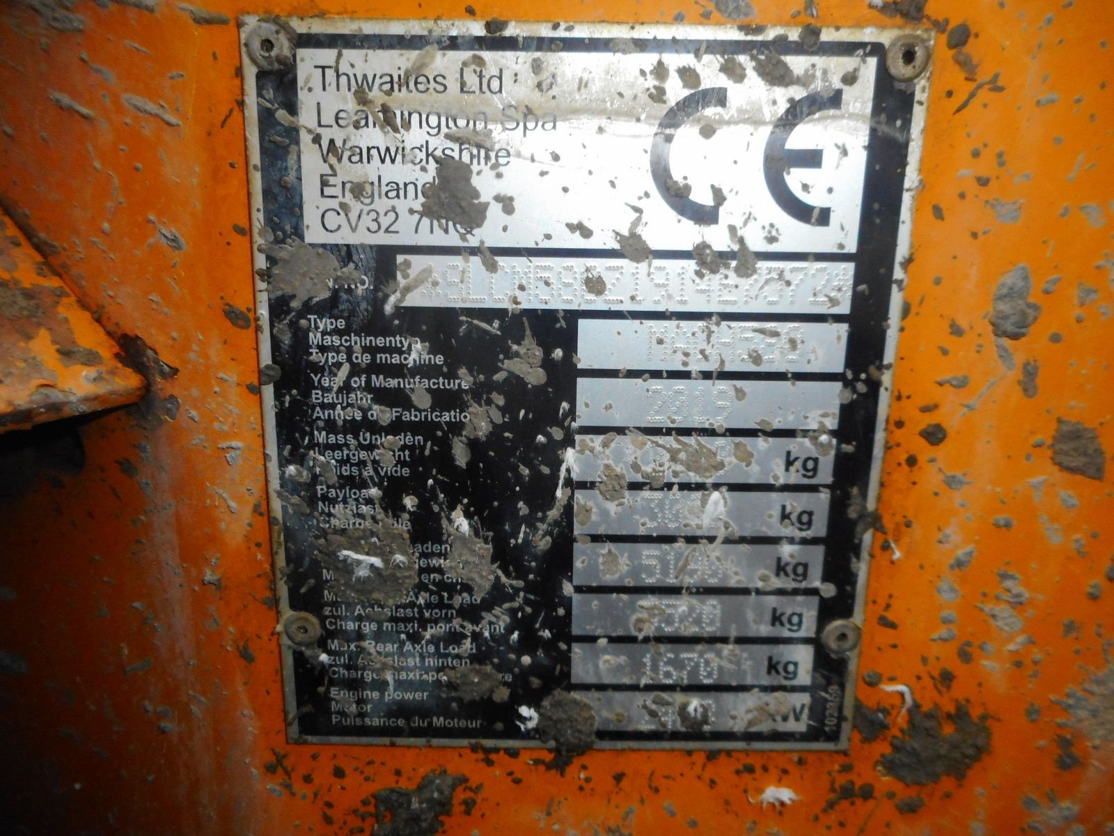 Dumper tipa Thwaites Mach 580 Allraddumper nur 2.190 KG ( 3t NL ), Gebrauchtmaschine u St. Nikolai ob Draßling (Slika 12)