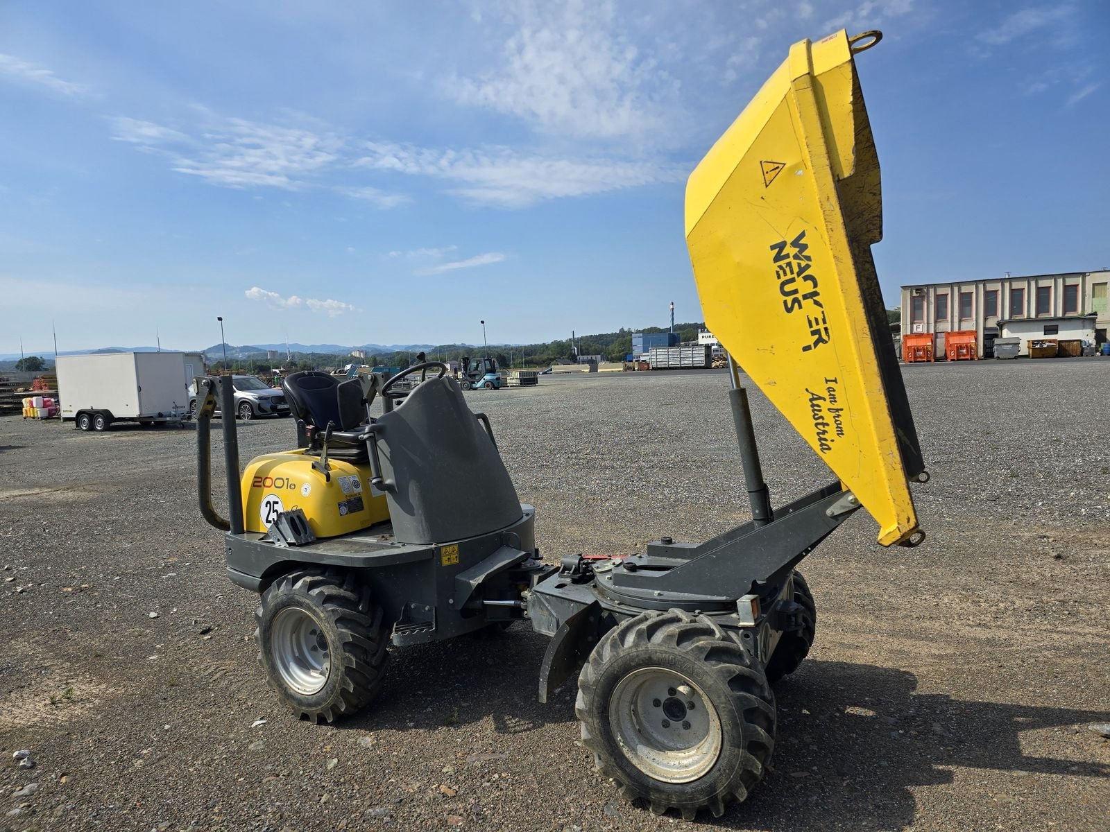 Dumper Türe ait Wacker Neuson 2001, Gebrauchtmaschine içinde Gabersdorf (resim 19)