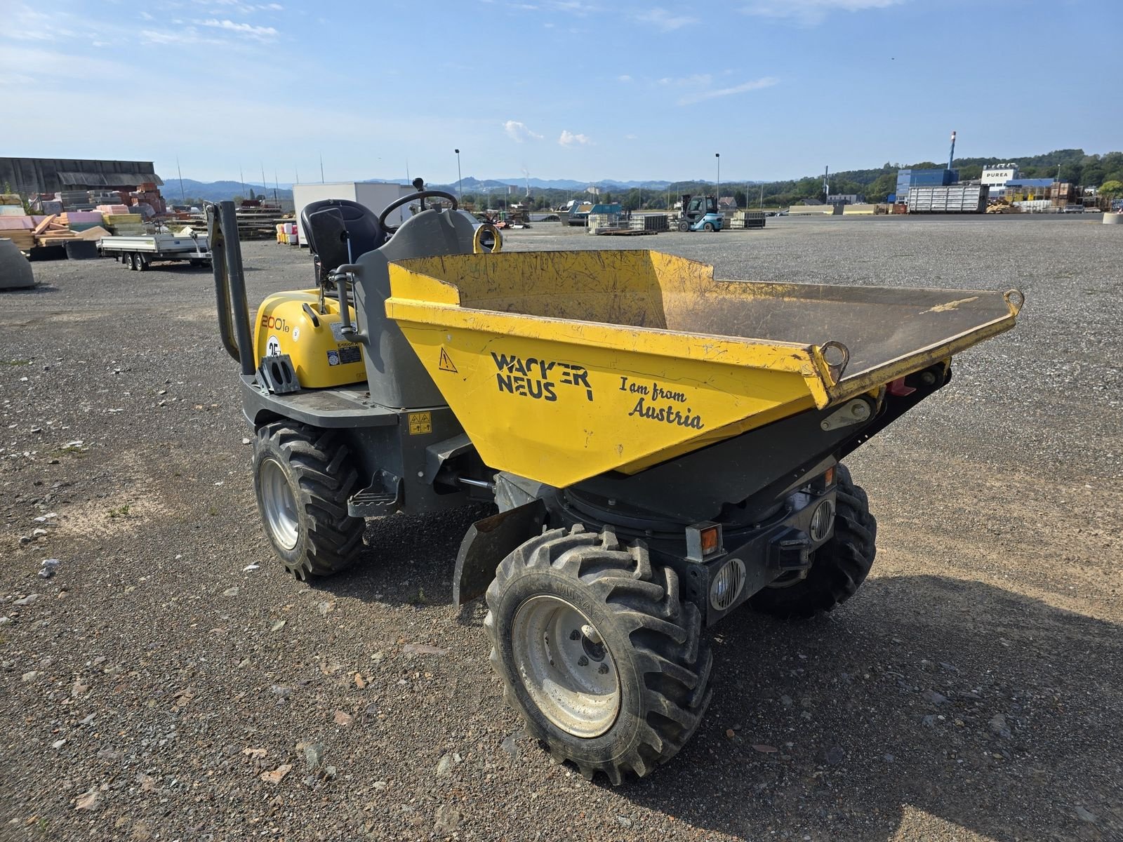 Dumper Türe ait Wacker Neuson 2001, Gebrauchtmaschine içinde Gabersdorf (resim 7)