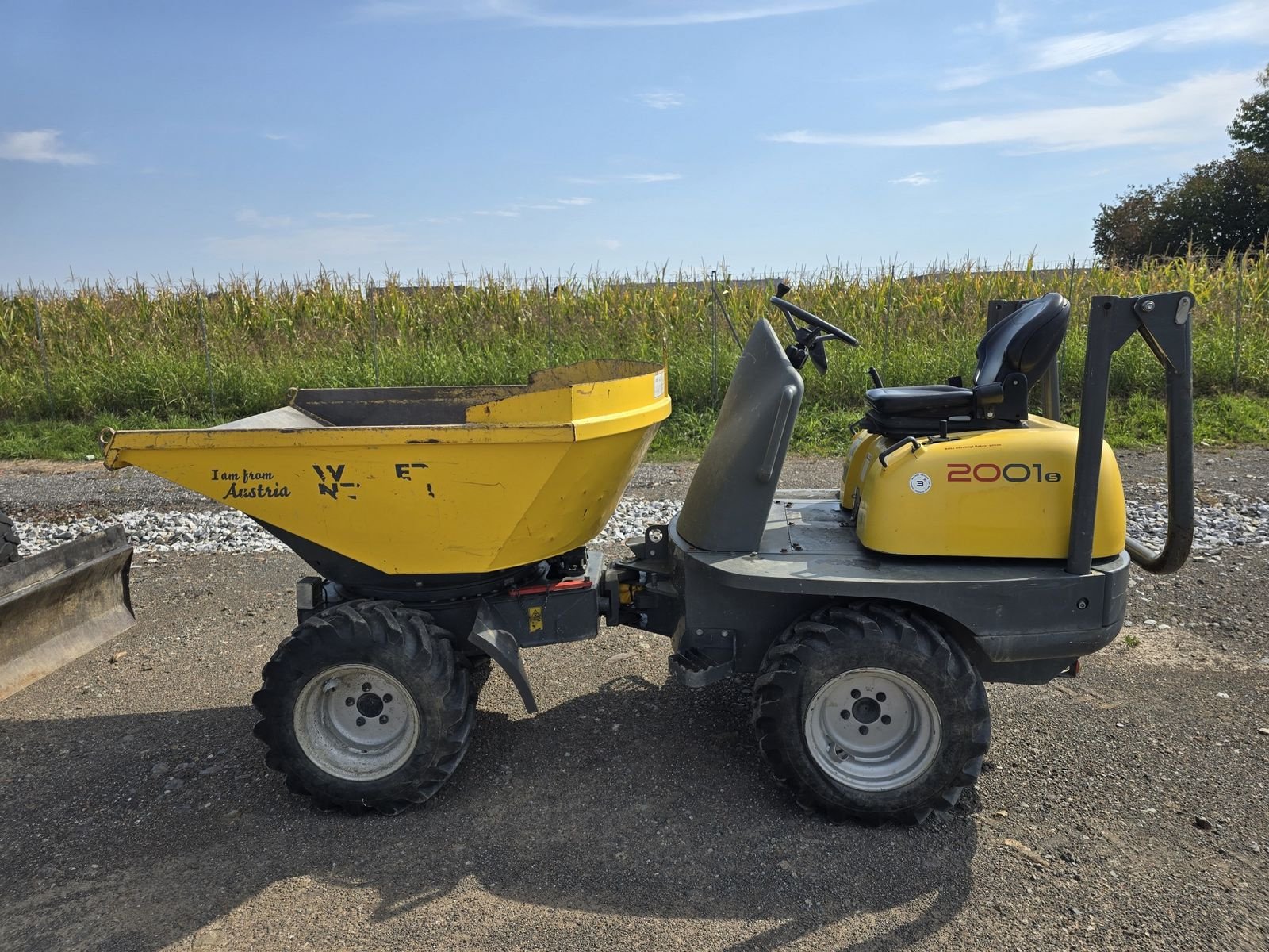 Dumper Türe ait Wacker Neuson 2001, Gebrauchtmaschine içinde Gabersdorf (resim 2)