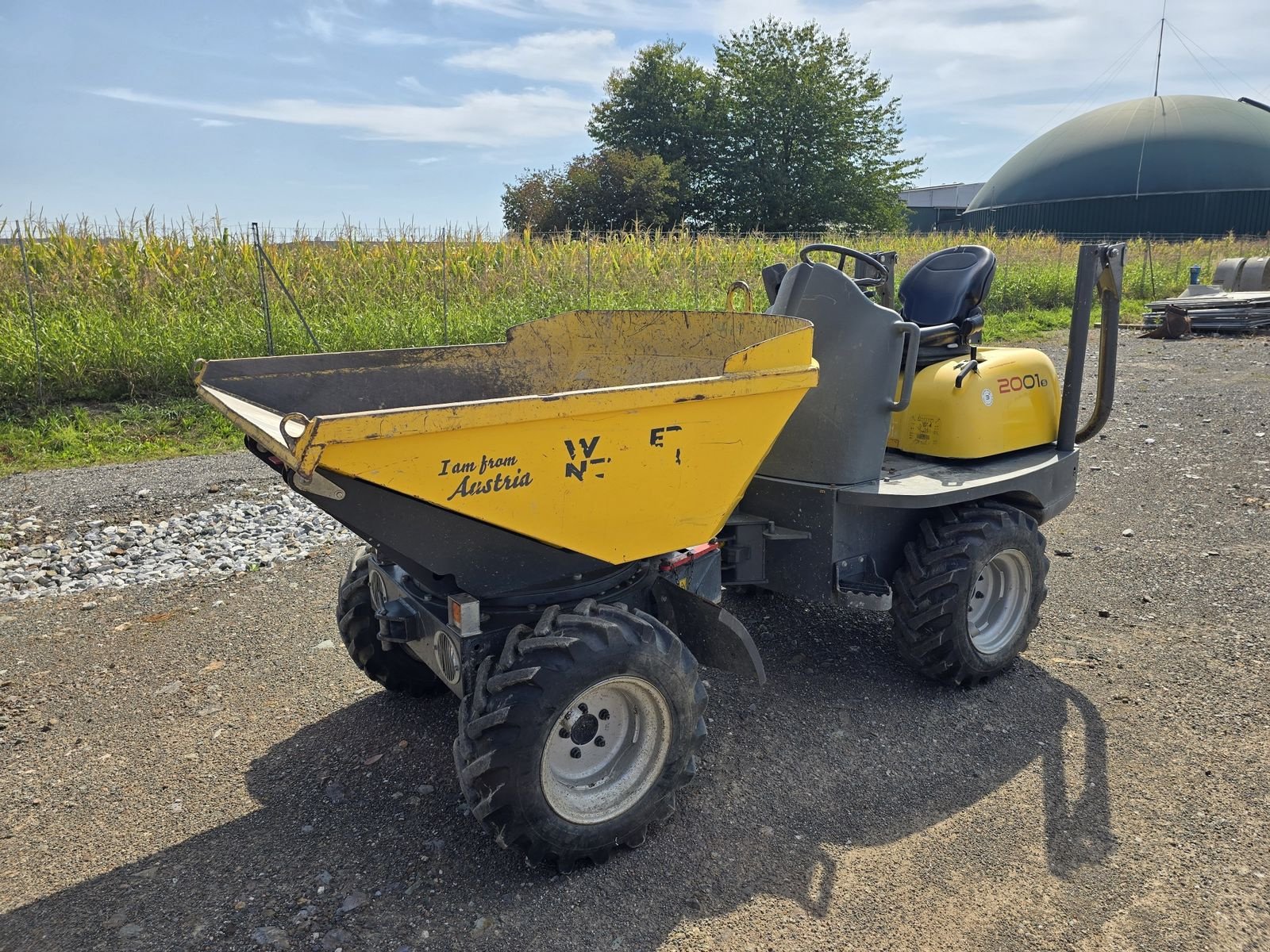 Dumper Türe ait Wacker Neuson 2001, Gebrauchtmaschine içinde Gabersdorf (resim 21)