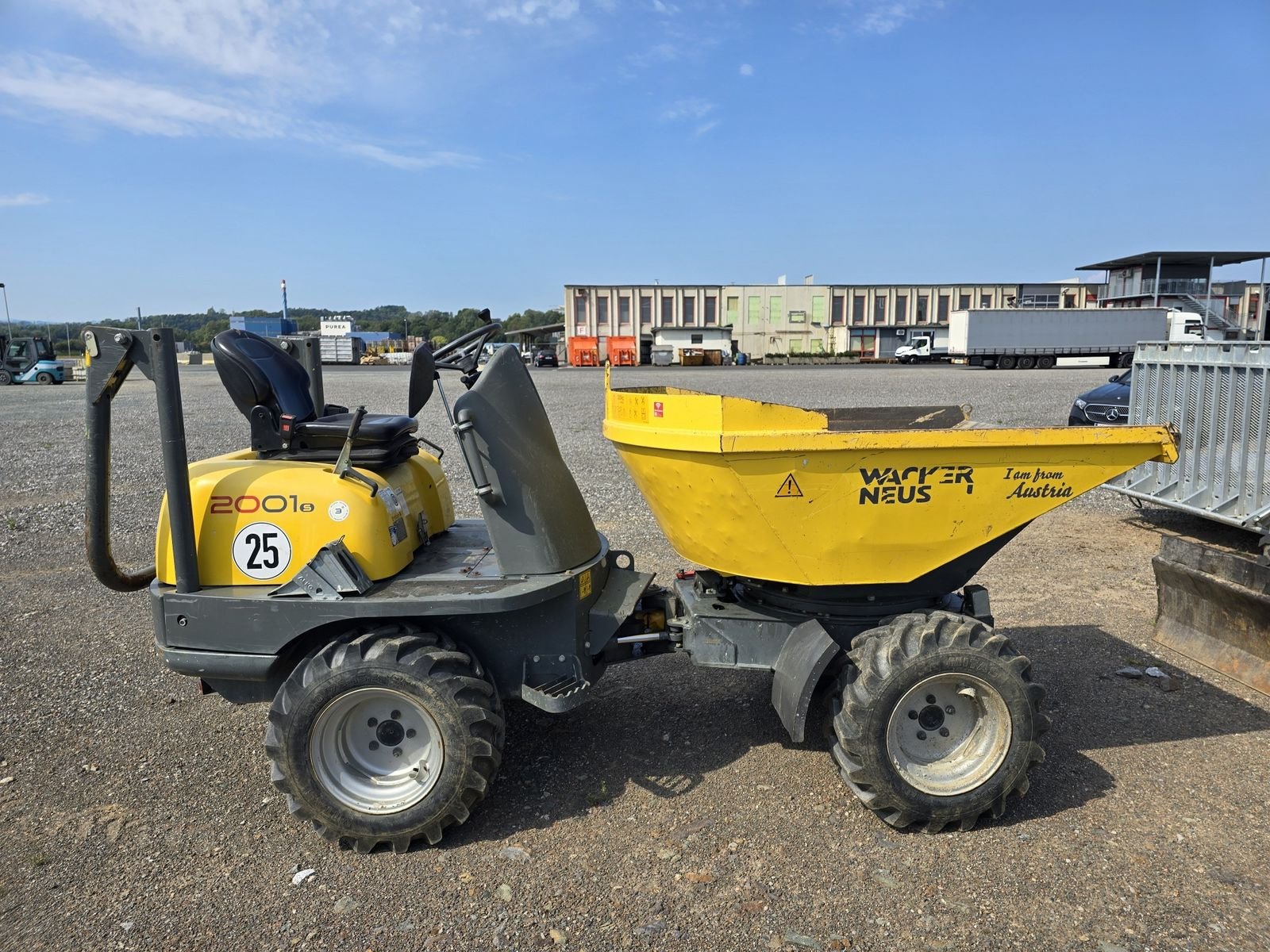 Dumper Türe ait Wacker Neuson 2001, Gebrauchtmaschine içinde Gabersdorf (resim 5)