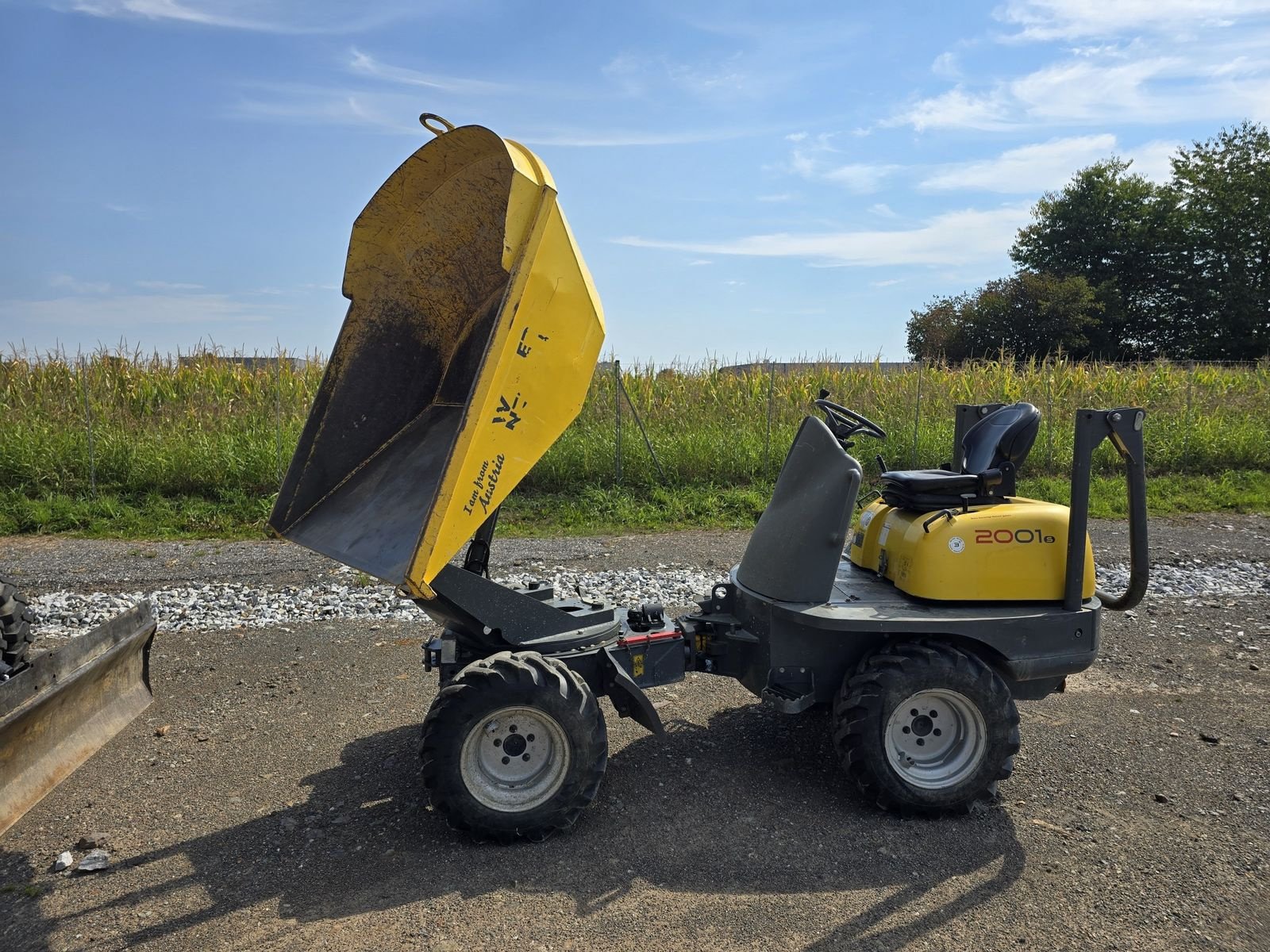 Dumper Türe ait Wacker Neuson 2001, Gebrauchtmaschine içinde Gabersdorf (resim 17)