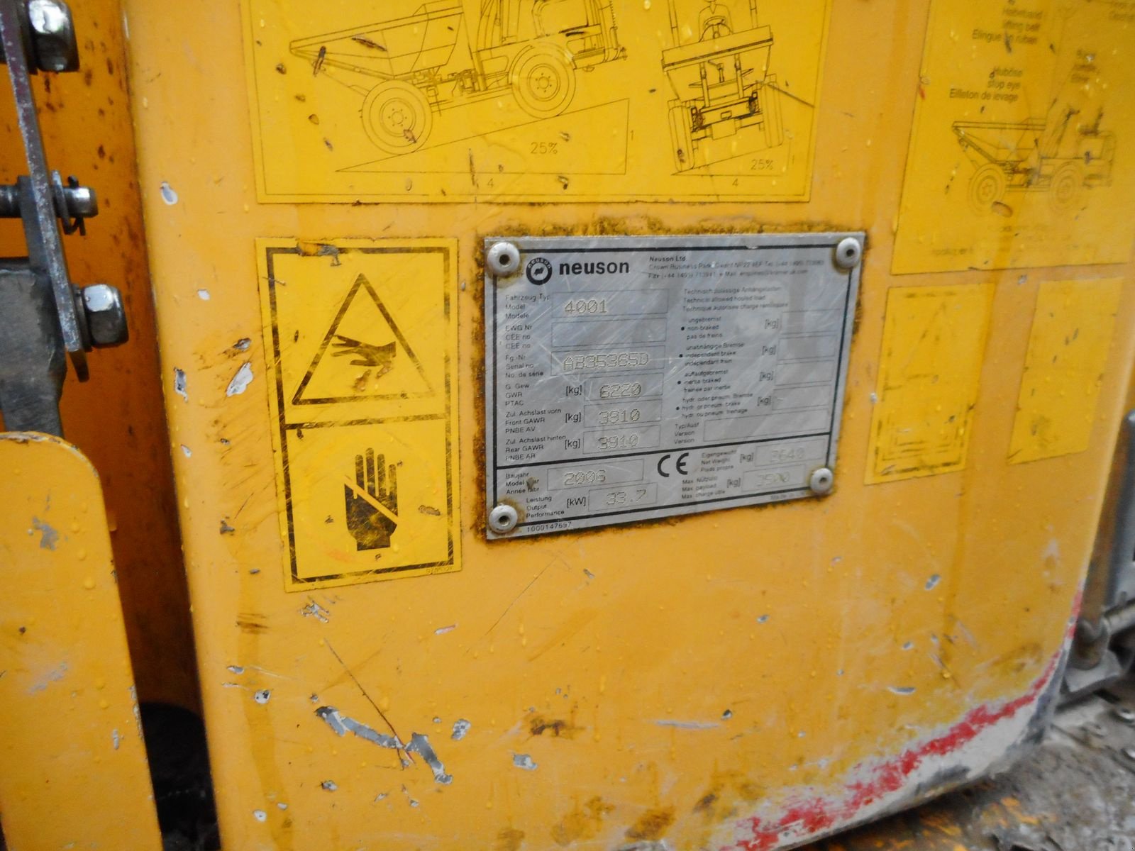 Dumper типа Wacker Neuson Neuson 4001 mit Drehmulde! 2,73t EG + 4t NL, Gebrauchtmaschine в St. Nikolai ob Draßling (Фотография 5)