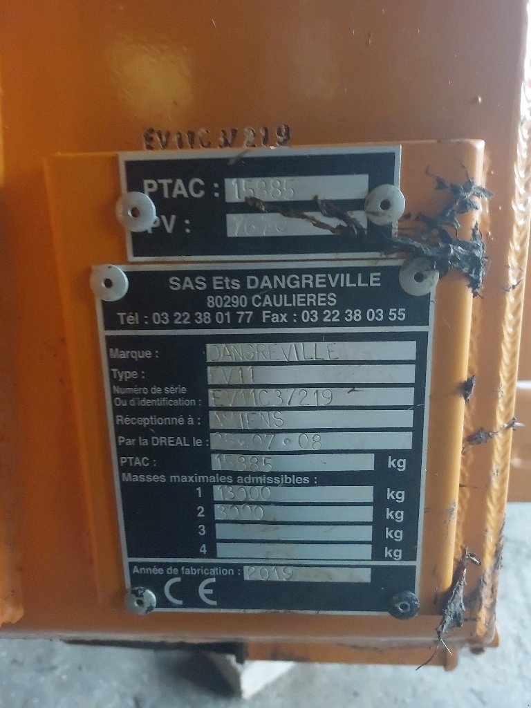 Dungstreuer of the type Dangreville EV 11, Gebrauchtmaschine in BRAS SUR MEUSE (Picture 7)