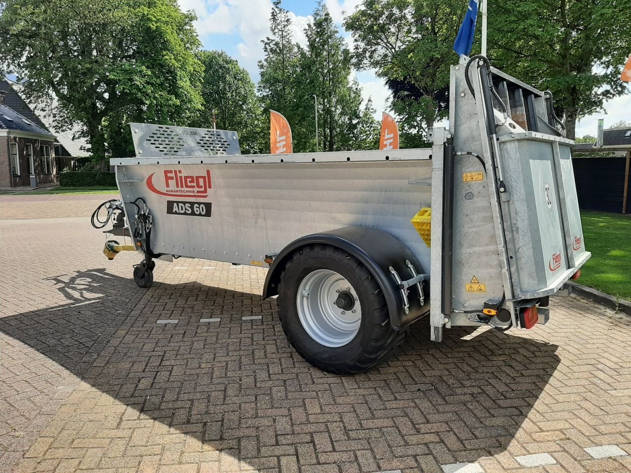 Dungstreuer van het type Fliegl ADS 60, Gebrauchtmaschine in Hardegarijp (Foto 5)