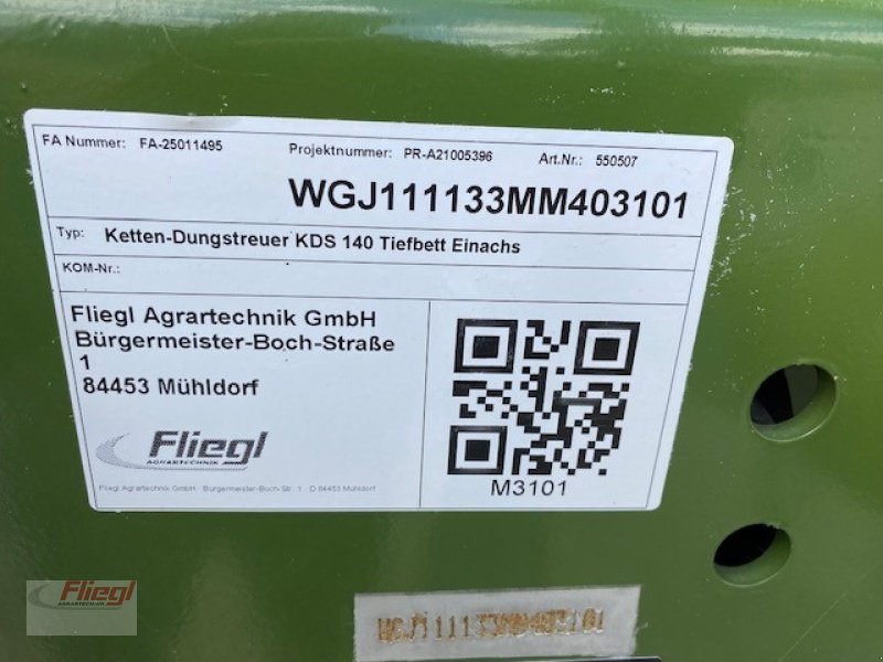 Dungstreuer tip Fliegl KDS 140 Muck Control, Gebrauchtmaschine in Mühldorf (Poză 4)