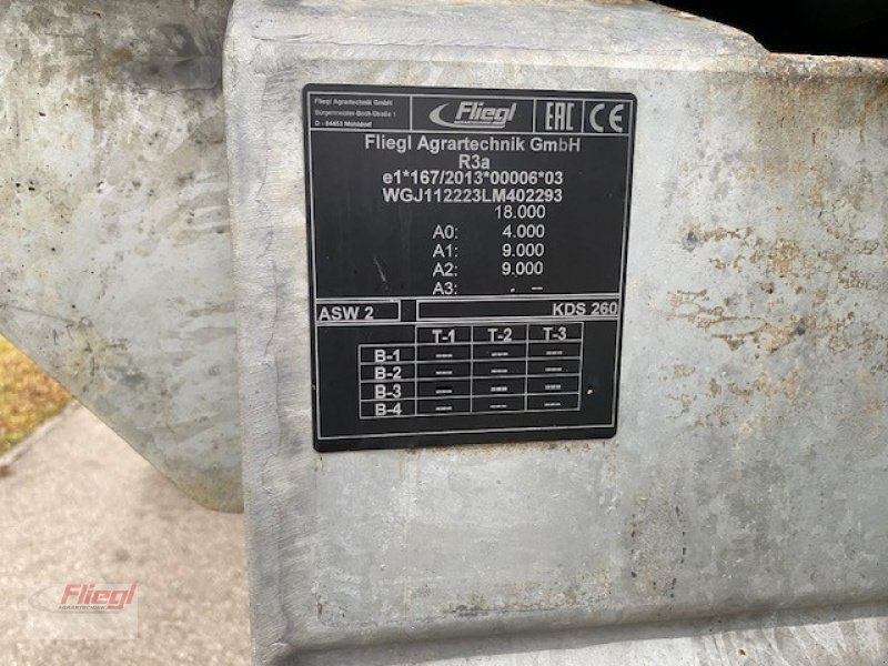 Dungstreuer типа Fliegl KDS 260 Muck Control Tandem, Gebrauchtmaschine в Mühldorf (Фотография 11)