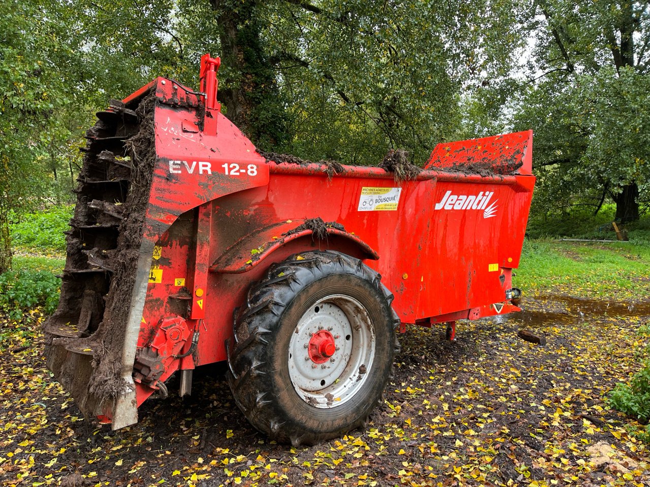 Dungstreuer типа Jeantil Evr 12-8, Gebrauchtmaschine в MORLHON LE HAUT (Фотография 7)