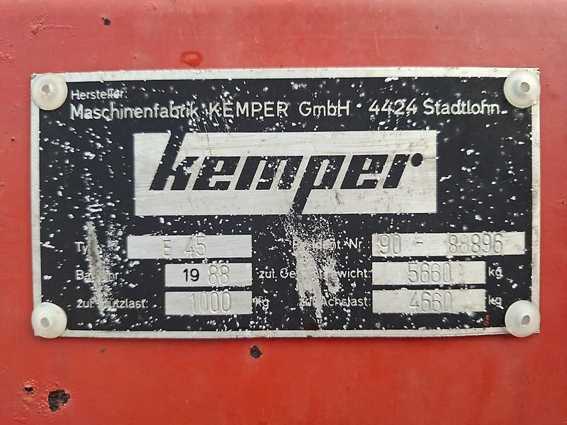 Dungstreuer van het type Kemper E 45, Gebrauchtmaschine in Itterbeck (Foto 30)
