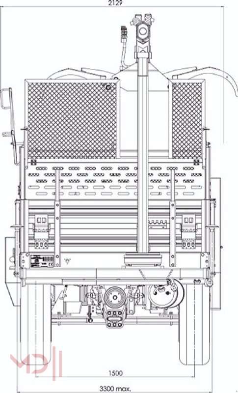 Dungstreuer des Typs MD Landmaschinen CM Miststreuer-Selbstlader N-233/4 SL 5t, Neumaschine in Zeven (Bild 10)