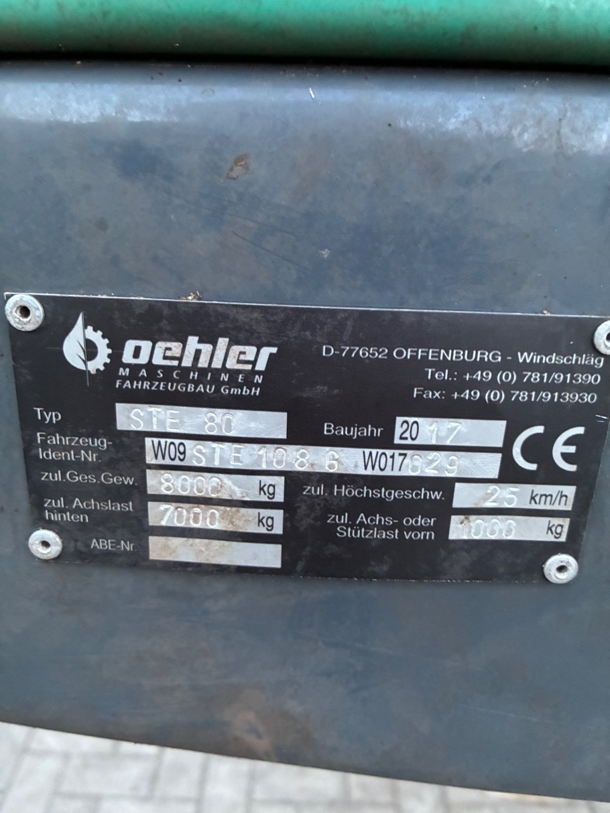 Dungstreuer za tip Oehler STE 80, Gebrauchtmaschine u Unterlüß (Slika 11)