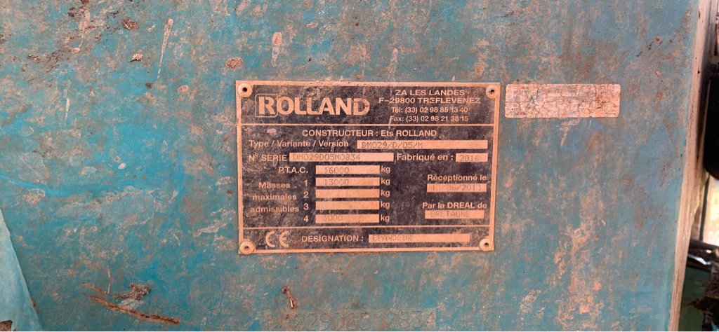 Dungstreuer a típus Rolland Roll force 6118, Gebrauchtmaschine ekkor: Millau (Kép 7)