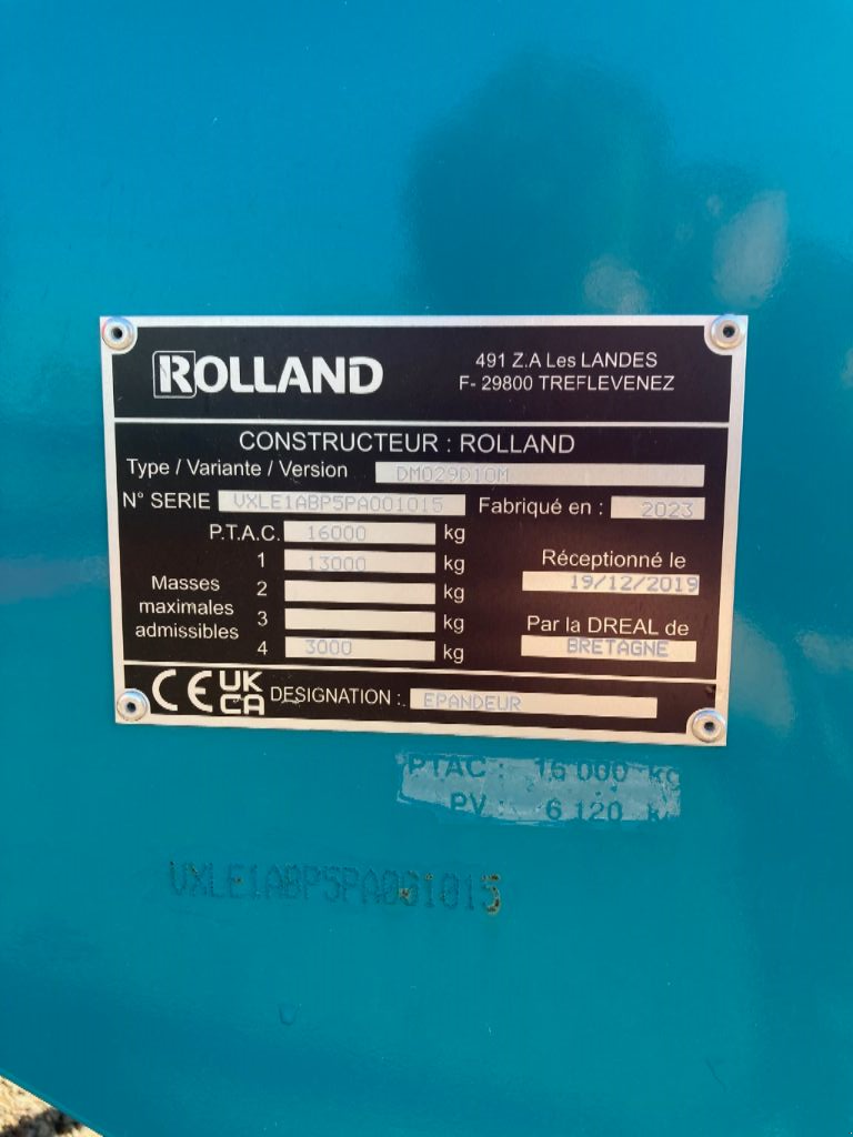 Dungstreuer tip Rolland ROLLFORCE 5517, Gebrauchtmaschine in MORHANGE (Poză 8)