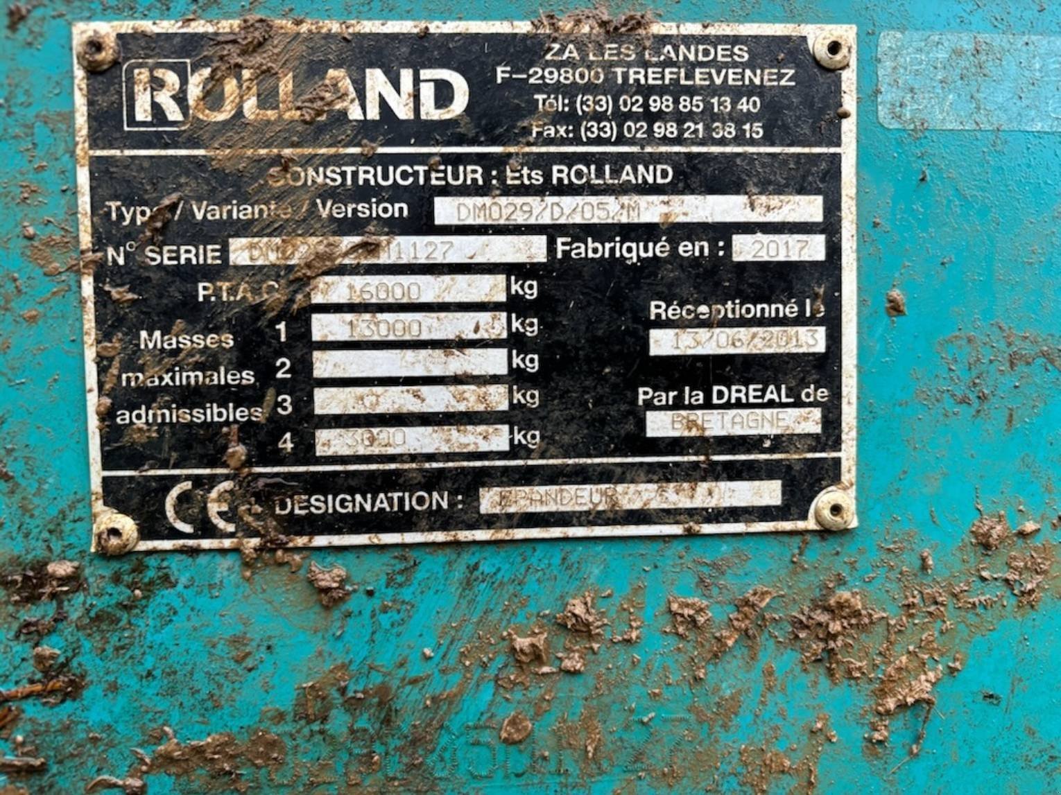 Dungstreuer типа Rolland ROLLFORCE 6115 TCE, Gebrauchtmaschine в Le Horps (Фотография 4)