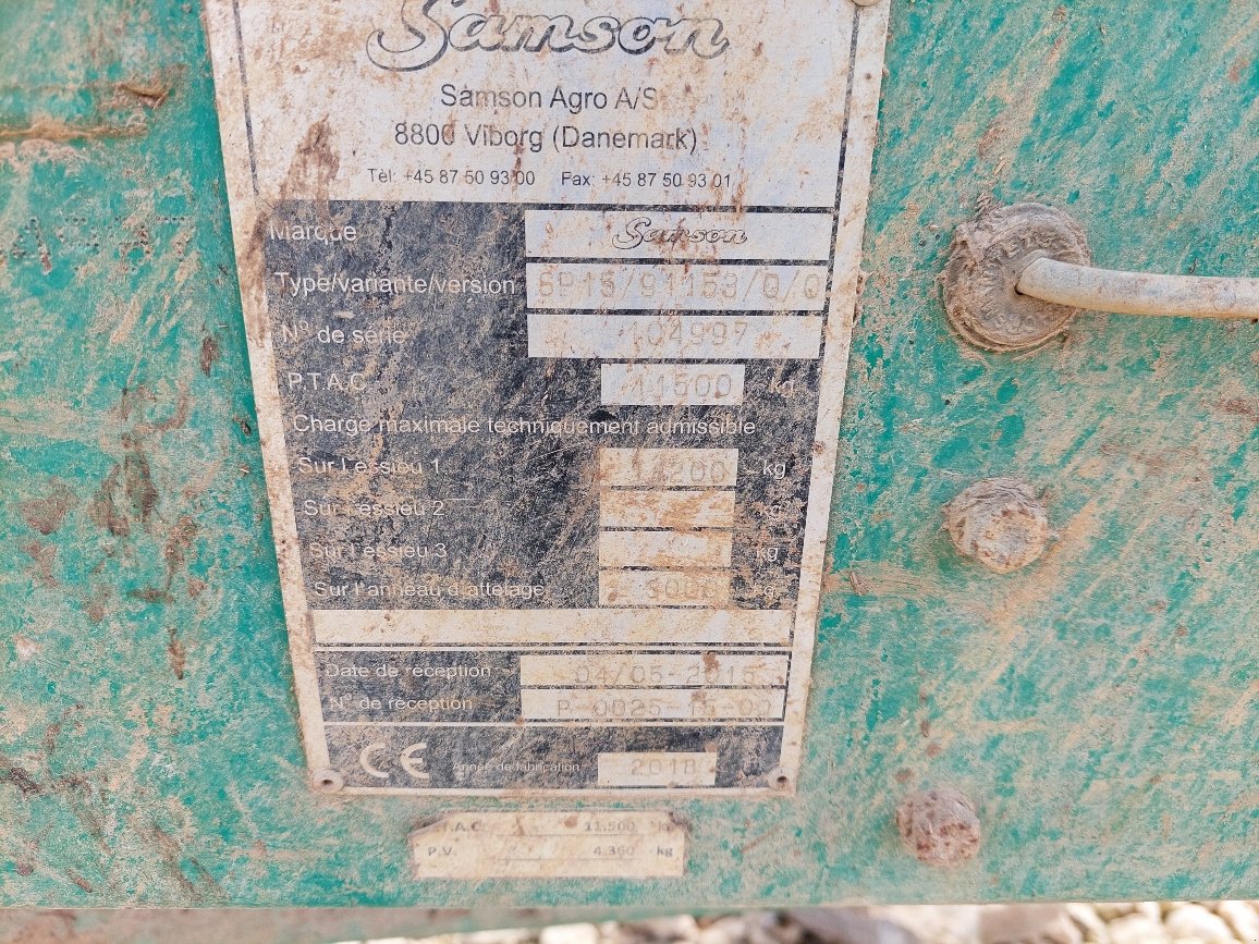 Dungstreuer tipa Samson SP 15, Gebrauchtmaschine u SAINT LOUP (Slika 3)