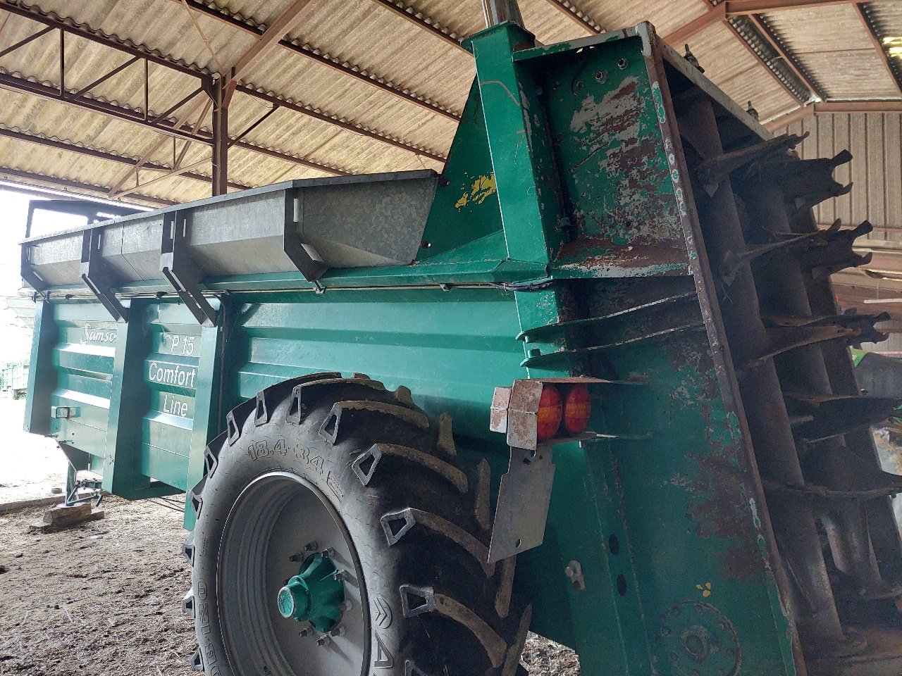 Dungstreuer des Typs Samson SP15, Gebrauchtmaschine in SAINT LOUP (Bild 5)