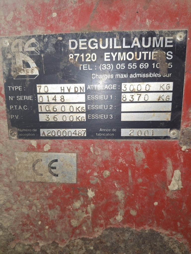 Dungstreuer типа Sonstige 70 HVDN, Gebrauchtmaschine в Calmont (Фотография 5)
