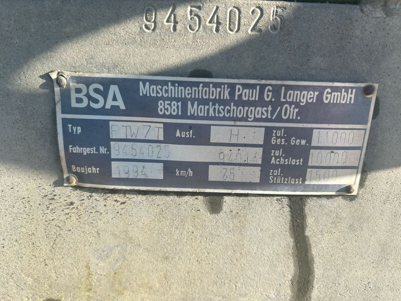 Dungstreuer of the type Sonstige BSA-Duport PTW 7, Gebrauchtmaschine in Joure (Picture 10)