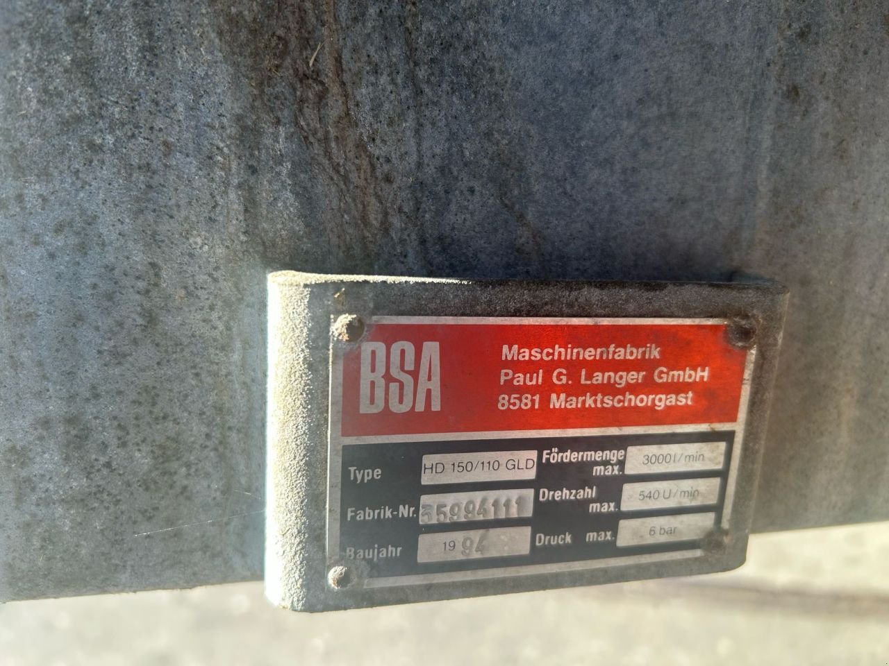 Dungstreuer of the type Sonstige BSA-Duport PTW 7, Gebrauchtmaschine in Joure (Picture 8)