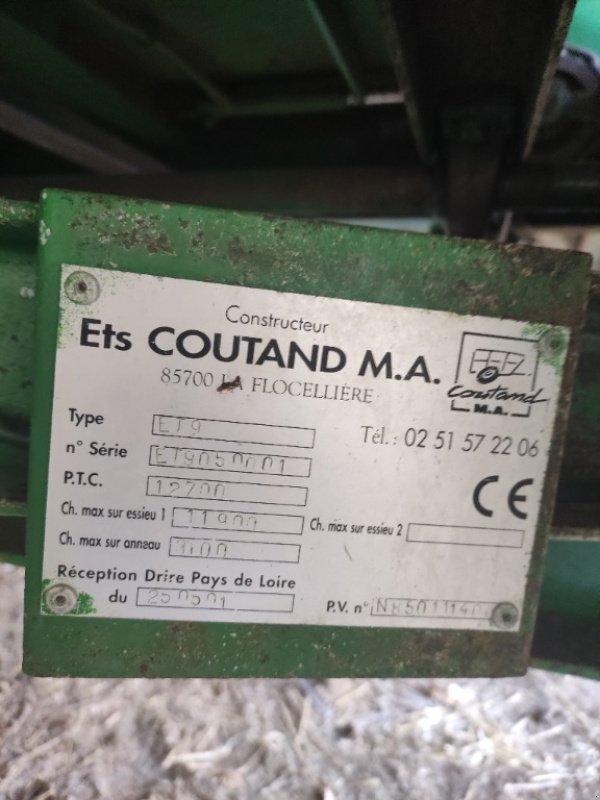 Dungstreuer van het type Sonstige TWISTER, Gebrauchtmaschine in COGNAC LA FORET (Foto 2)