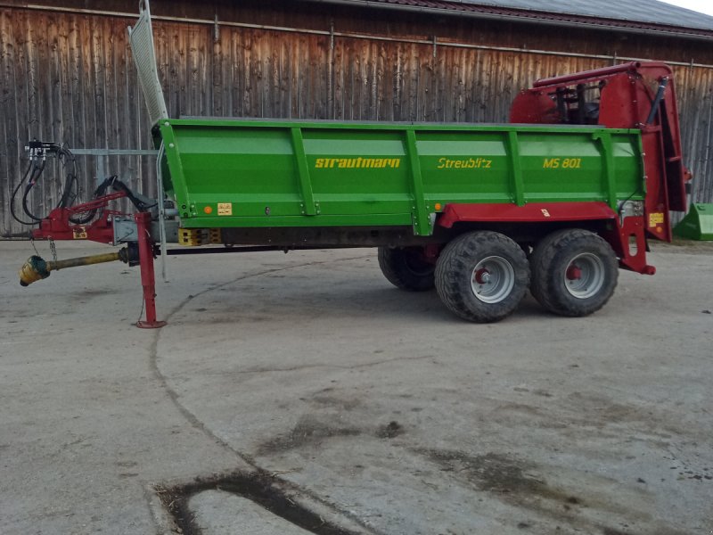 Dungstreuer des Typs Strautmann MS 801, Gebrauchtmaschine in Lamerdingen (Bild 1)