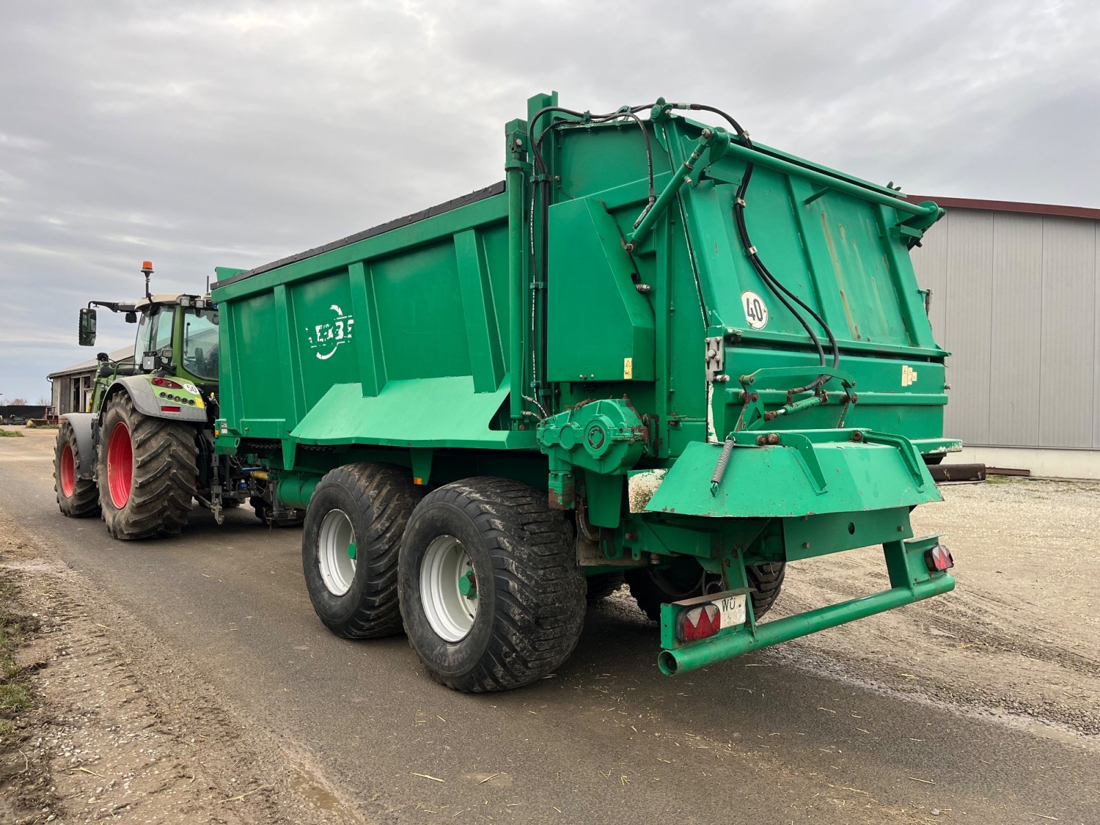 Dungstreuer типа Tebbe DS 160, Gebrauchtmaschine в Hopferstadt (Фотография 4)