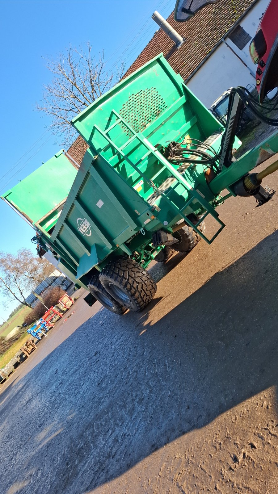 Dungstreuer Türe ait Tebbe DS 160, Gebrauchtmaschine içinde Inchenhofen (resim 2)