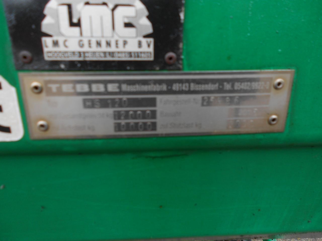 Dungstreuer του τύπου Tebbe hs 120, Gebrauchtmaschine σε Oirschot (Φωτογραφία 5)