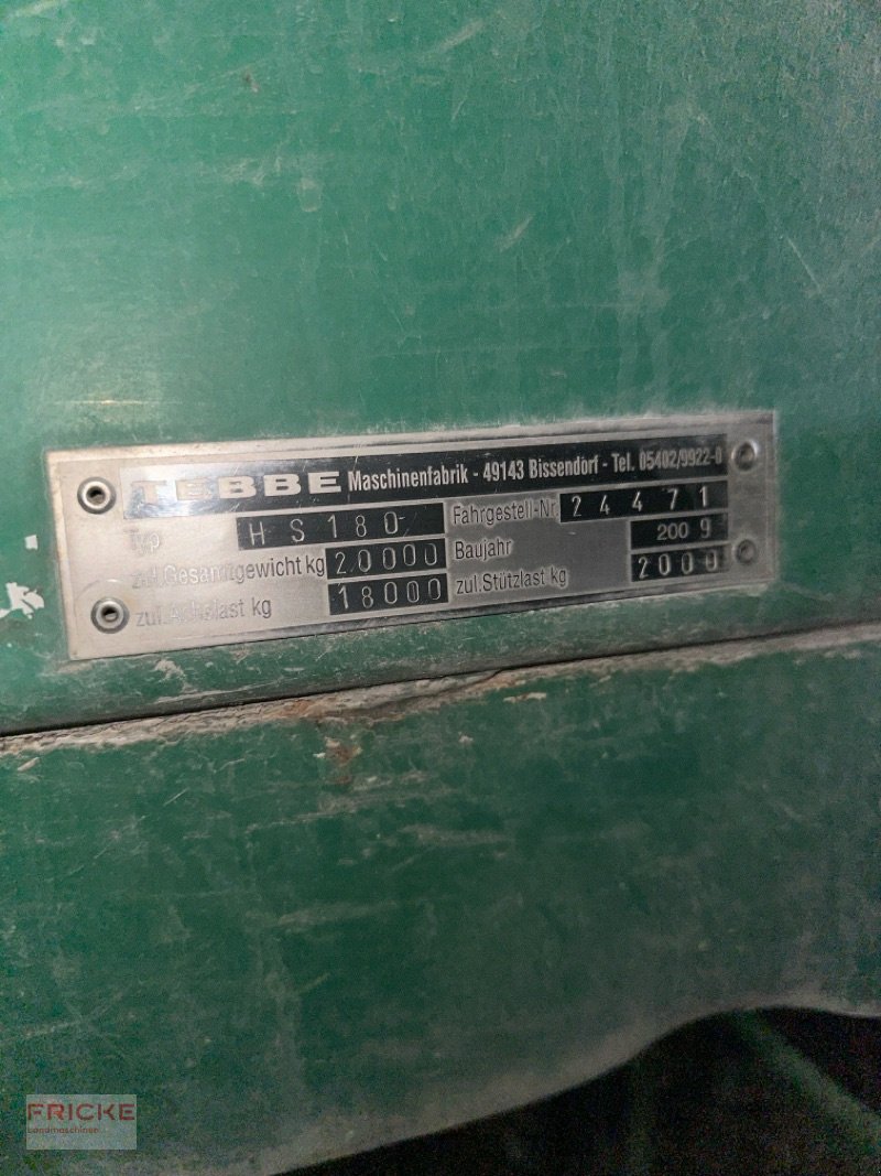 Dungstreuer Türe ait Tebbe HS 180 *SONDERPREIS!*, Gebrauchtmaschine içinde Demmin (resim 3)