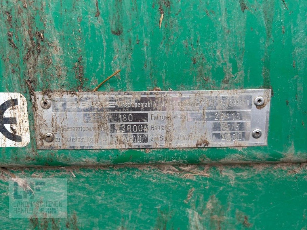 Dungstreuer типа Tebbe HS 180, Gebrauchtmaschine в Burg/Spreewald (Фотография 8)