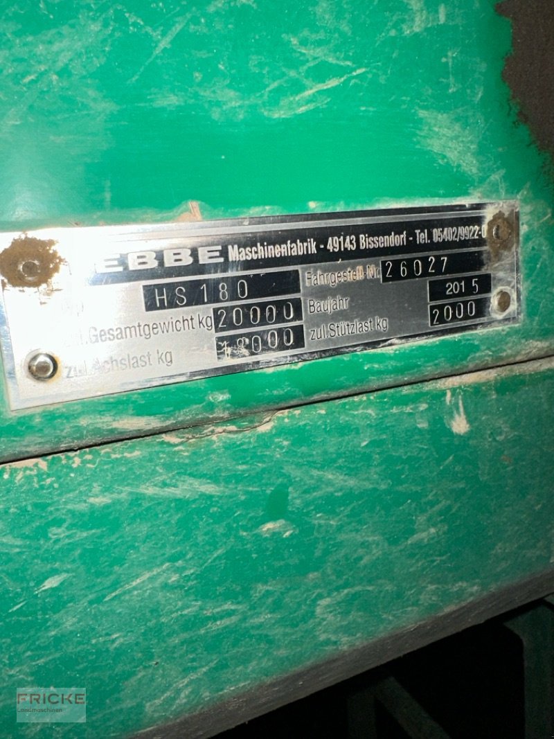 Dungstreuer van het type Tebbe HS 180, Gebrauchtmaschine in Demmin (Foto 3)