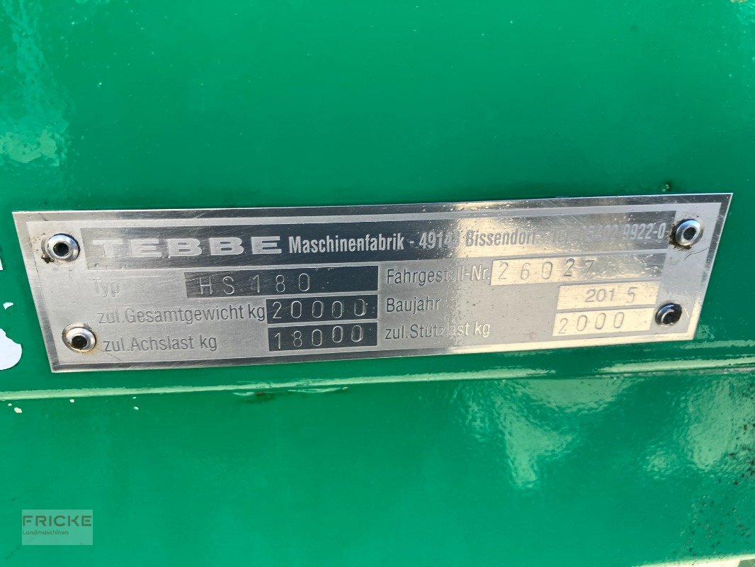 Dungstreuer van het type Tebbe HS 180, Gebrauchtmaschine in Demmin (Foto 22)