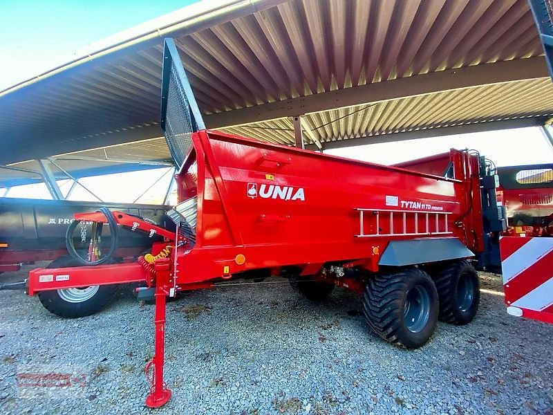 Dungstreuer of the type Unia Tytan 11 Premium Miststreuer 13,5 cbm Breitstreuwerk, Neumaschine in Ostheim/Rhön (Picture 1)
