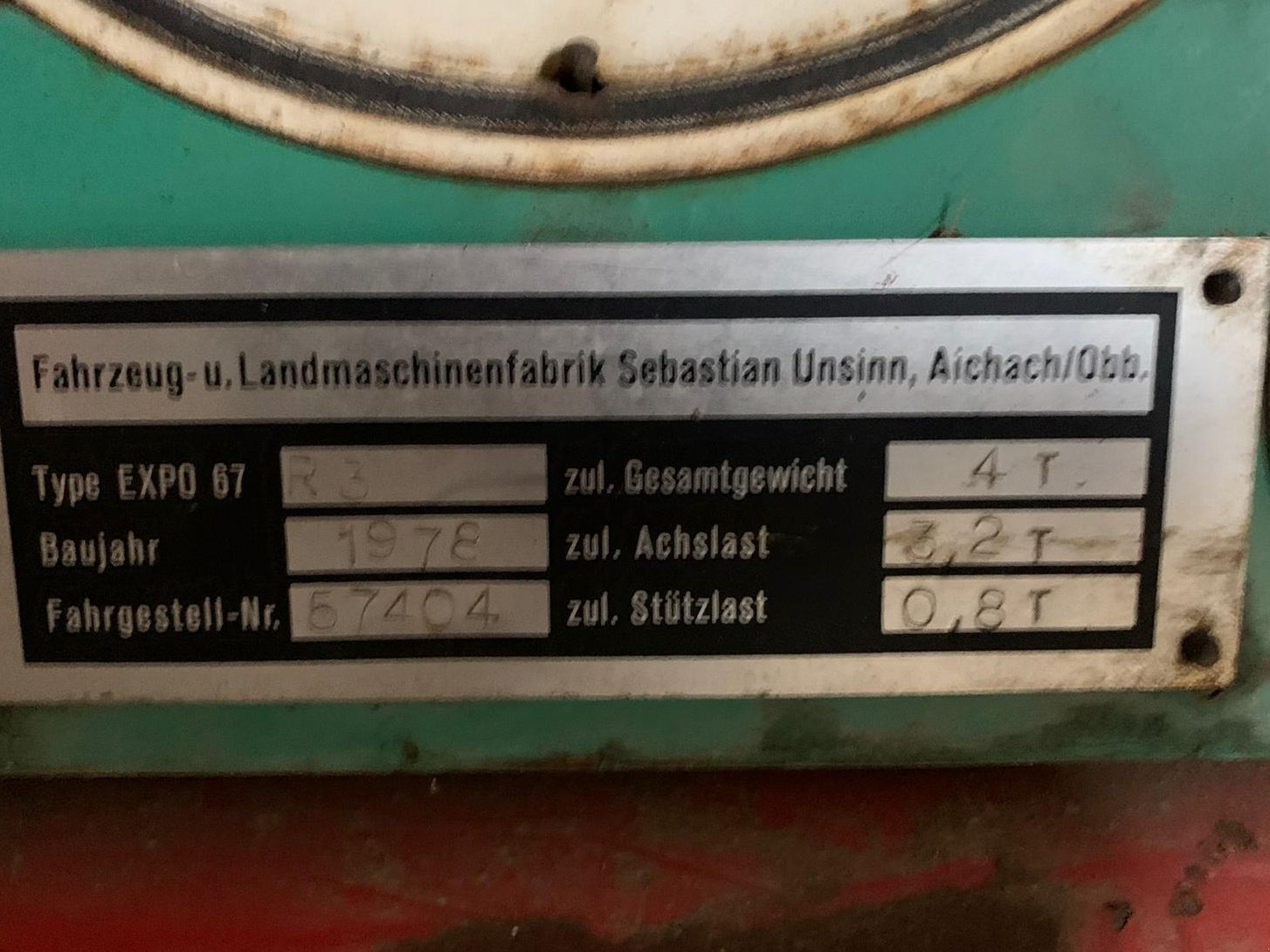 Dungstreuer typu Unsinn Expo 67, Gebrauchtmaschine w Geisenfeld (Zdjęcie 3)