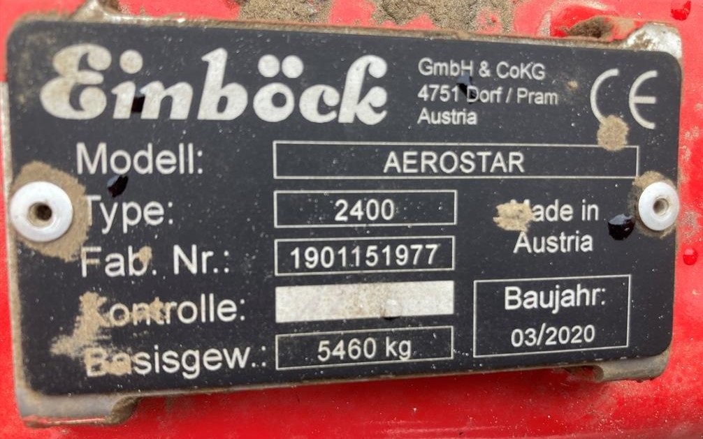 Egge typu Einböck Aerostar 2400, Gebrauchtmaschine v Horsens (Obrázek 6)