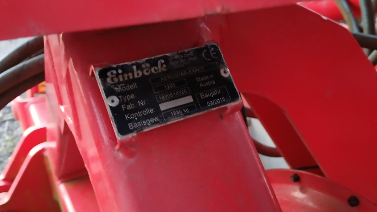 Egge del tipo Einböck Aerostar Exact 1200 12m., Gebrauchtmaschine In Horsens (Immagine 10)