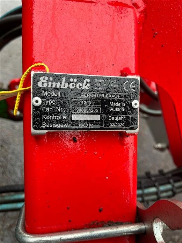 Egge типа Einböck Aerostar-Exact 1200, Gebrauchtmaschine в Tarm (Фотография 21)
