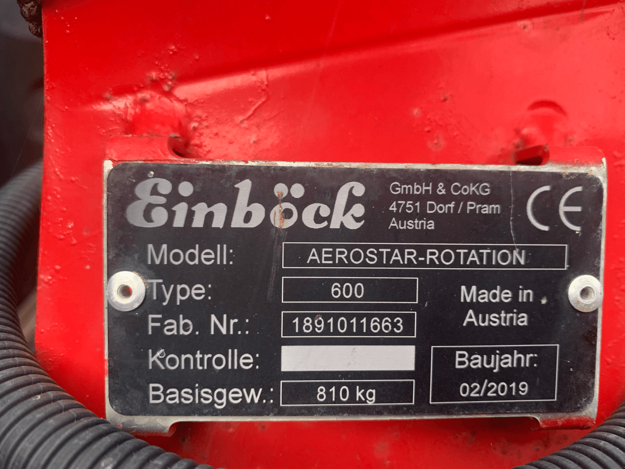 Egge of the type Einböck AEROSTAR, Gebrauchtmaschine in TREMEUR (Picture 11)