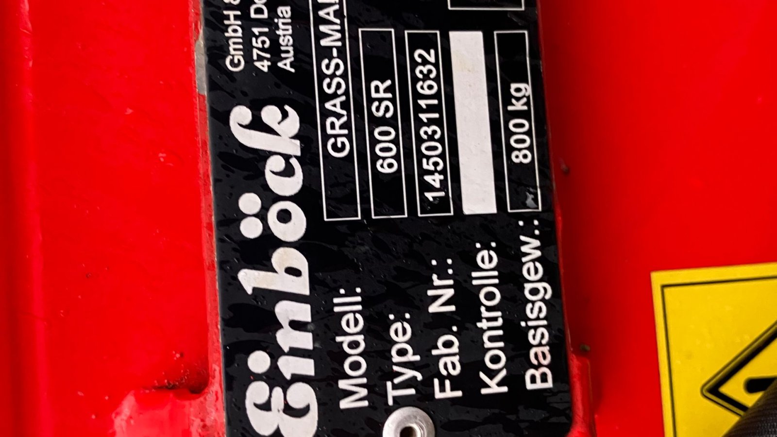 Egge of the type Einböck Grass-Manager 600 SR Halmstrigle, Gebrauchtmaschine in Roskilde (Picture 4)