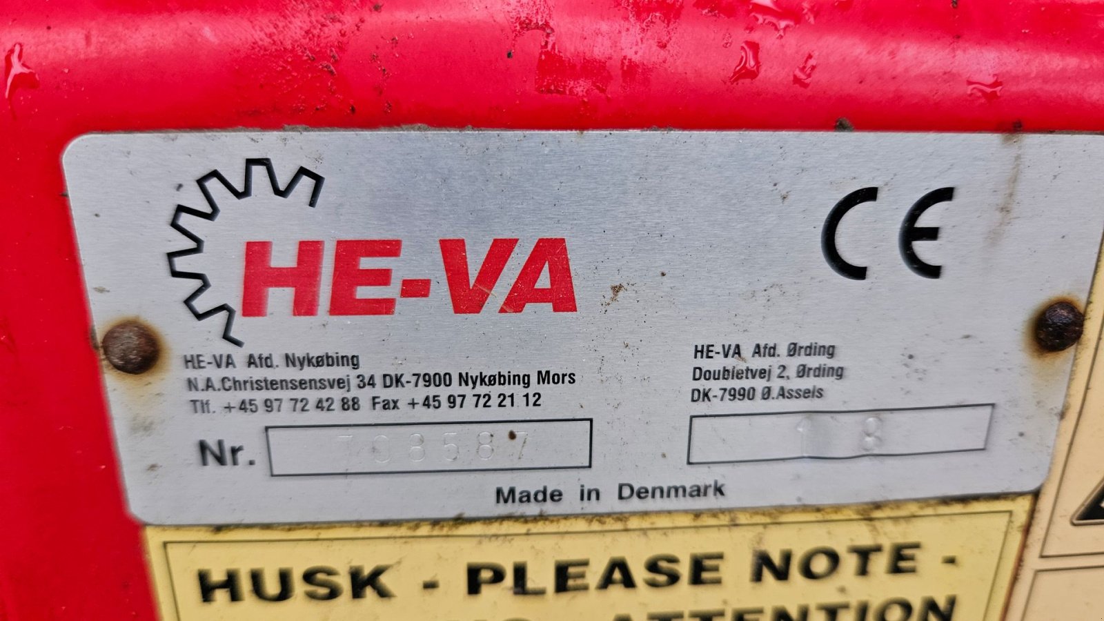 Egge typu HE-VA Top strigle 800, Gebrauchtmaschine v Nykøbing Falster (Obrázek 7)