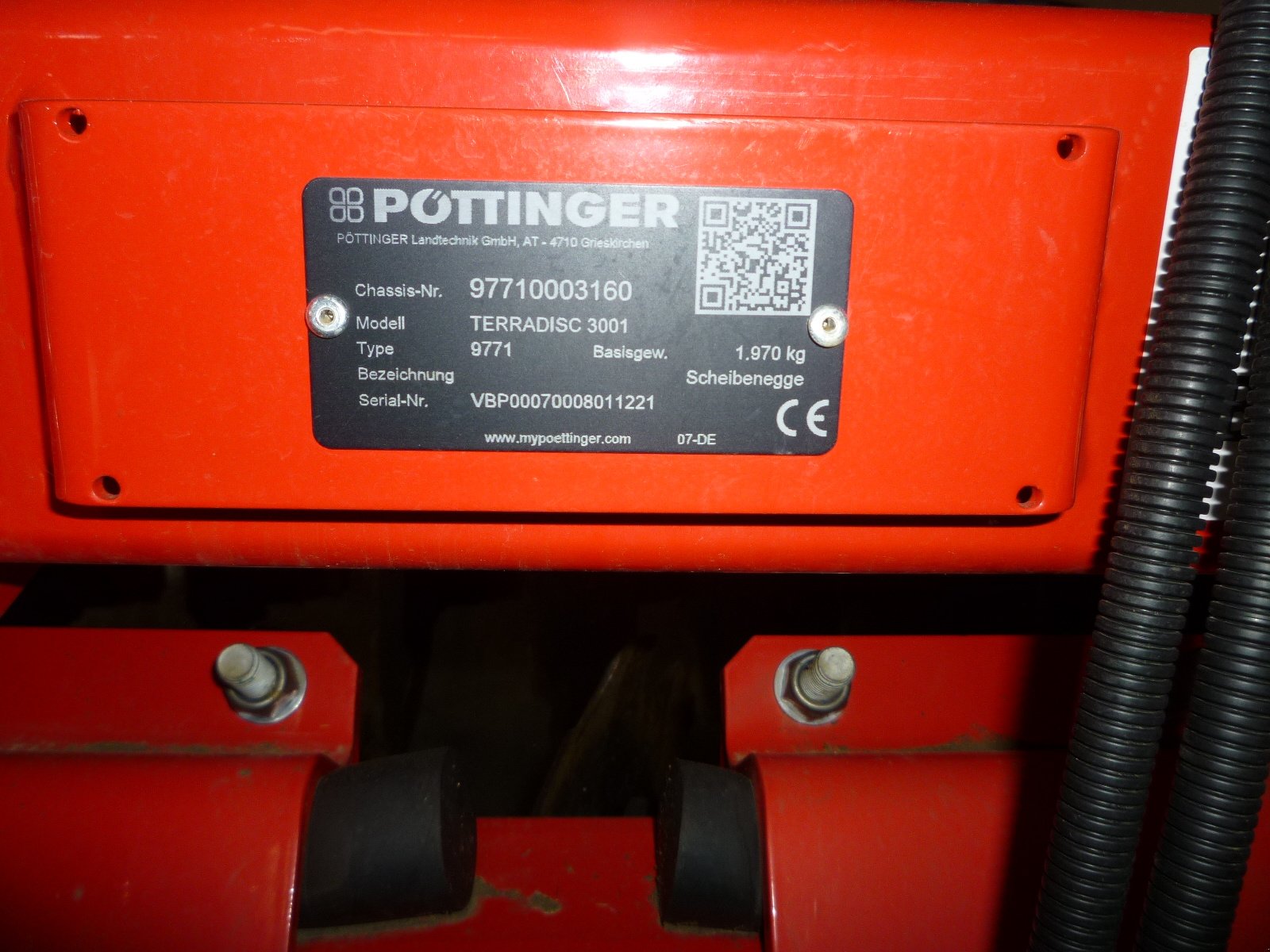 Egge des Typs Pöttinger Terradisc 3001, Neumaschine in Donaueschingen (Bild 2)