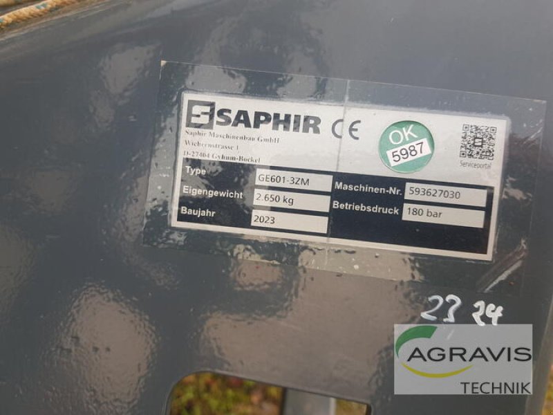 Egge от тип Saphir GE 601, Gebrauchtmaschine в Nartum (Снимка 5)