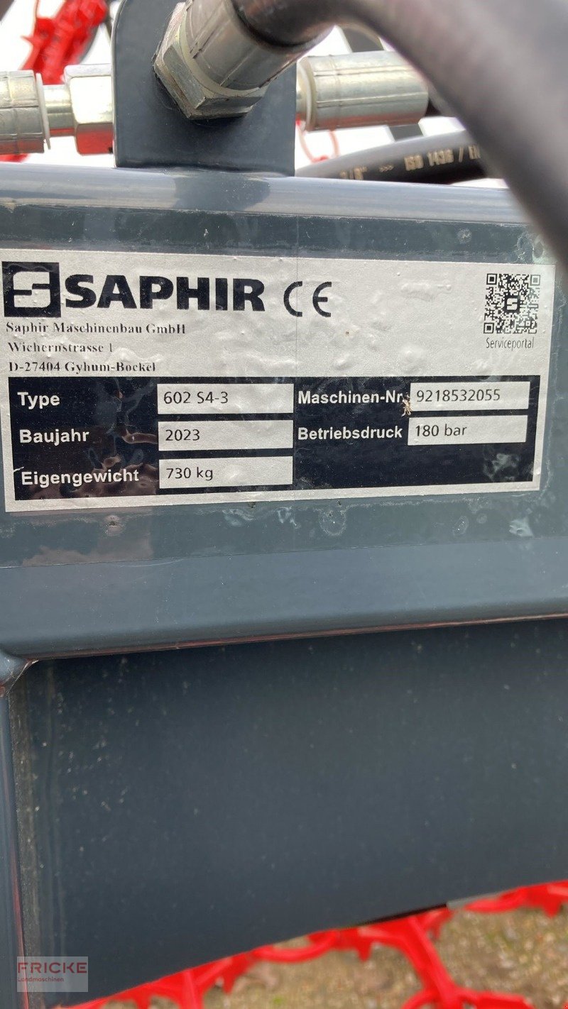 Egge des Typs Saphir Perfekt 602 S4, Neumaschine in Bockel - Gyhum (Bild 4)
