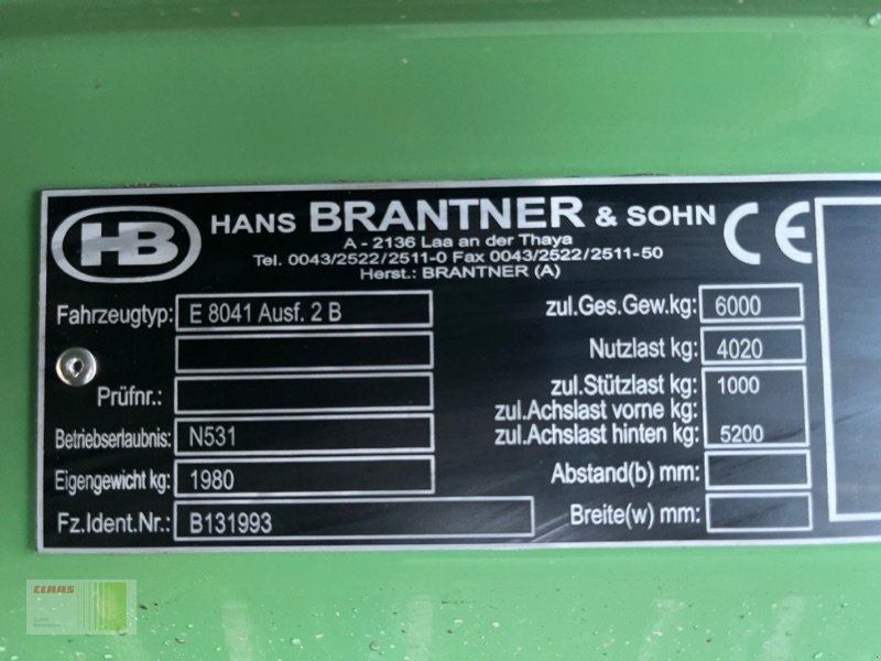 Einachskipper of the type Brantner E 6040, Neumaschine in Risum-Lindholm (Picture 6)