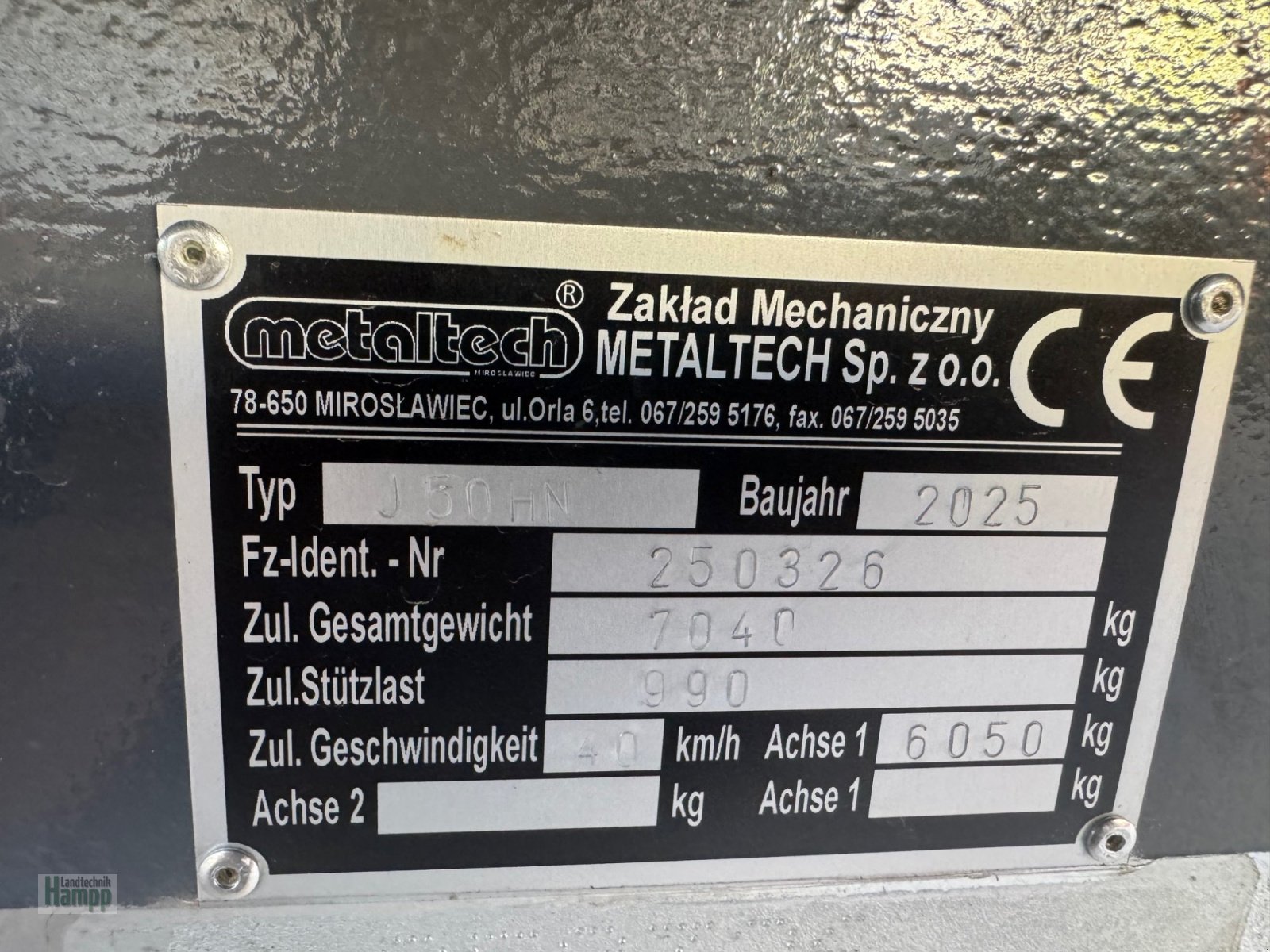 Einachskipper tipa Metaltech J 50 HN, Neumaschine u Straubenhardt-Feldrennach (Slika 5)