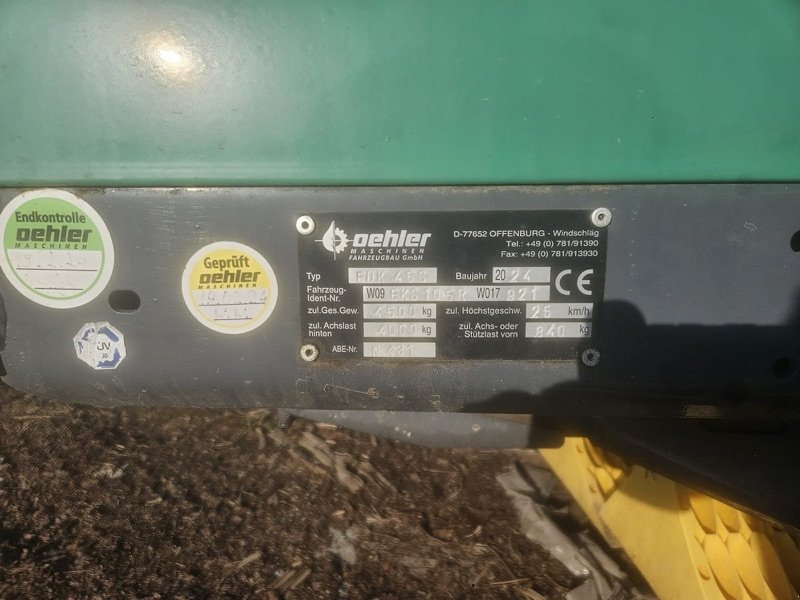 Einachskipper типа Oehler FDK 45 S, Gebrauchtmaschine в Nauen (Фотография 4)