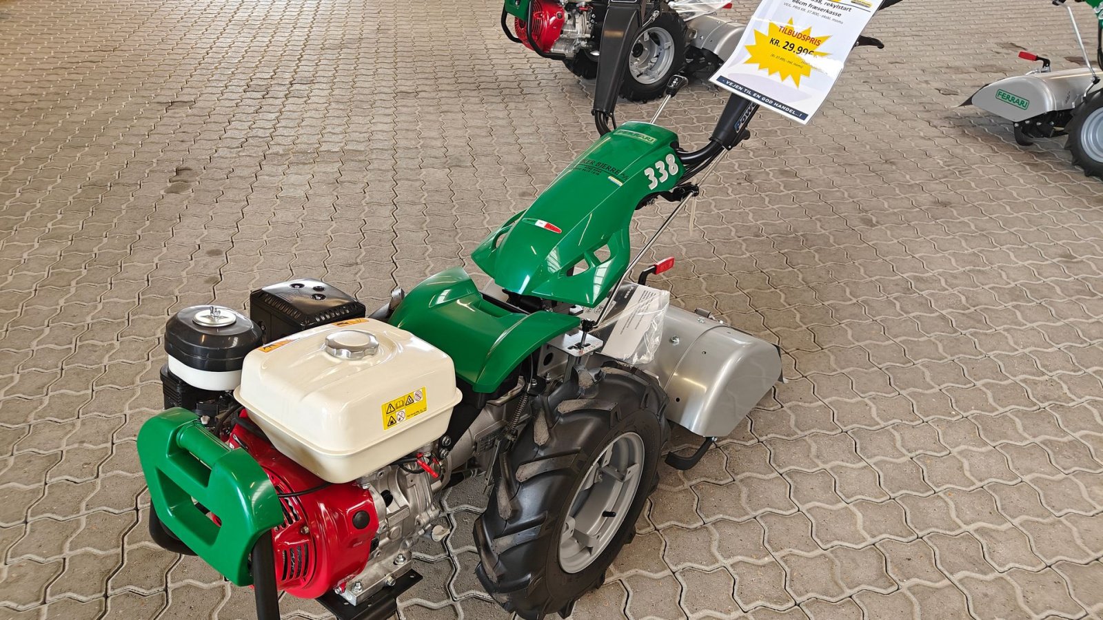 Einachstraktor Türe ait Ferrari 338 INKL. 66cm fræser - SPAR 8.000,-!, Gebrauchtmaschine içinde Lemvig (resim 2)