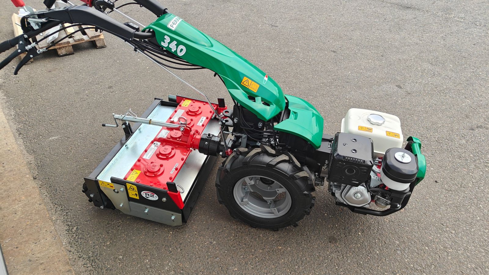 Einachstraktor typu Ferrari 340 Inkl. Rotor-skuffejern, Gebrauchtmaschine w Holstebro (Zdjęcie 4)