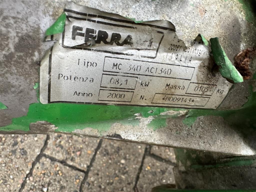 Einachstraktor типа Ferrari 340 Med 1 meter kost, Gebrauchtmaschine в Ringe (Фотография 11)